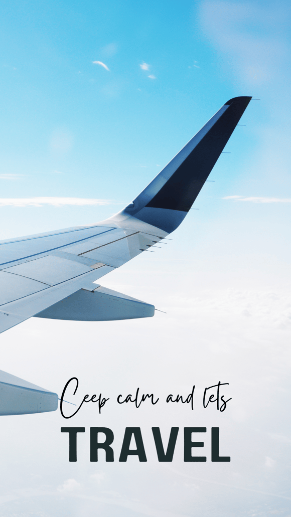 Motivational Plane Travel Instagram Story